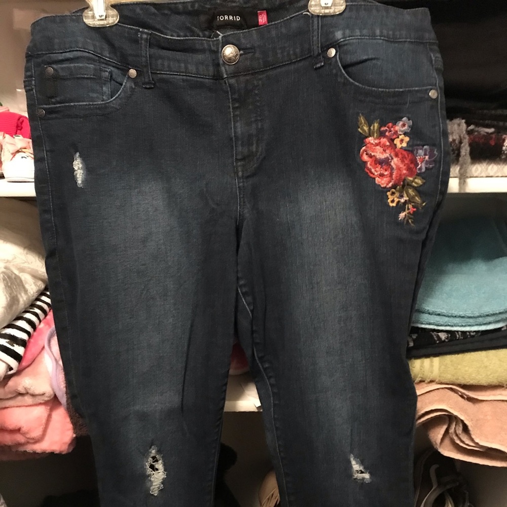 Cropped jeans